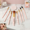 Professional Makeup Brush Set 9-in-1 – Complete Face & Eye Kit
