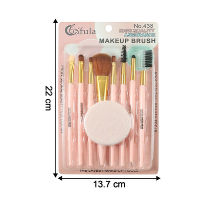 9-in-1 Professional Makeup Brush Set (1 Set)