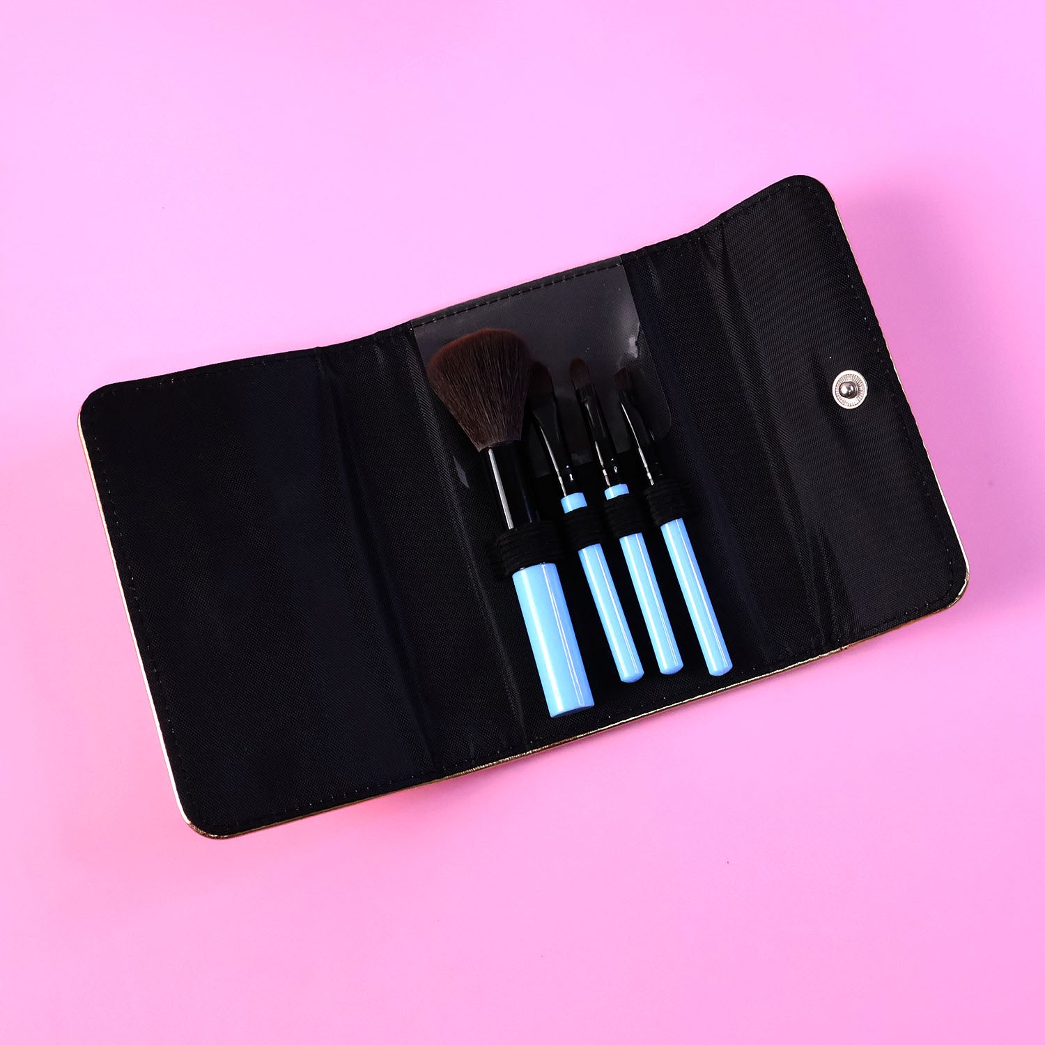 4-in-1 Professional Makeup Brush Set (1 Pc)