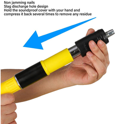 Manual Wall Fastening Nail Gun Tool for Wood Concrete with nails (1 Set)