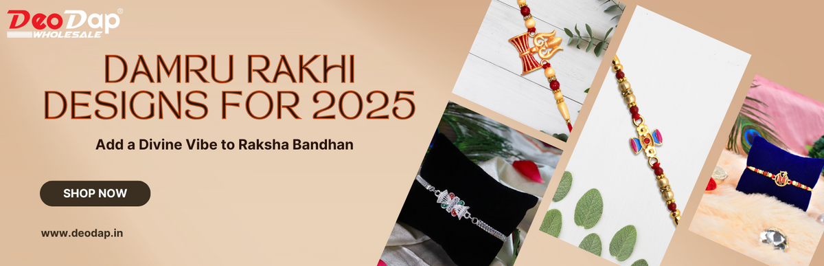 Damru Rakhi Designs for 2026 – Add a Divine Vibe to Raksha Bandhan