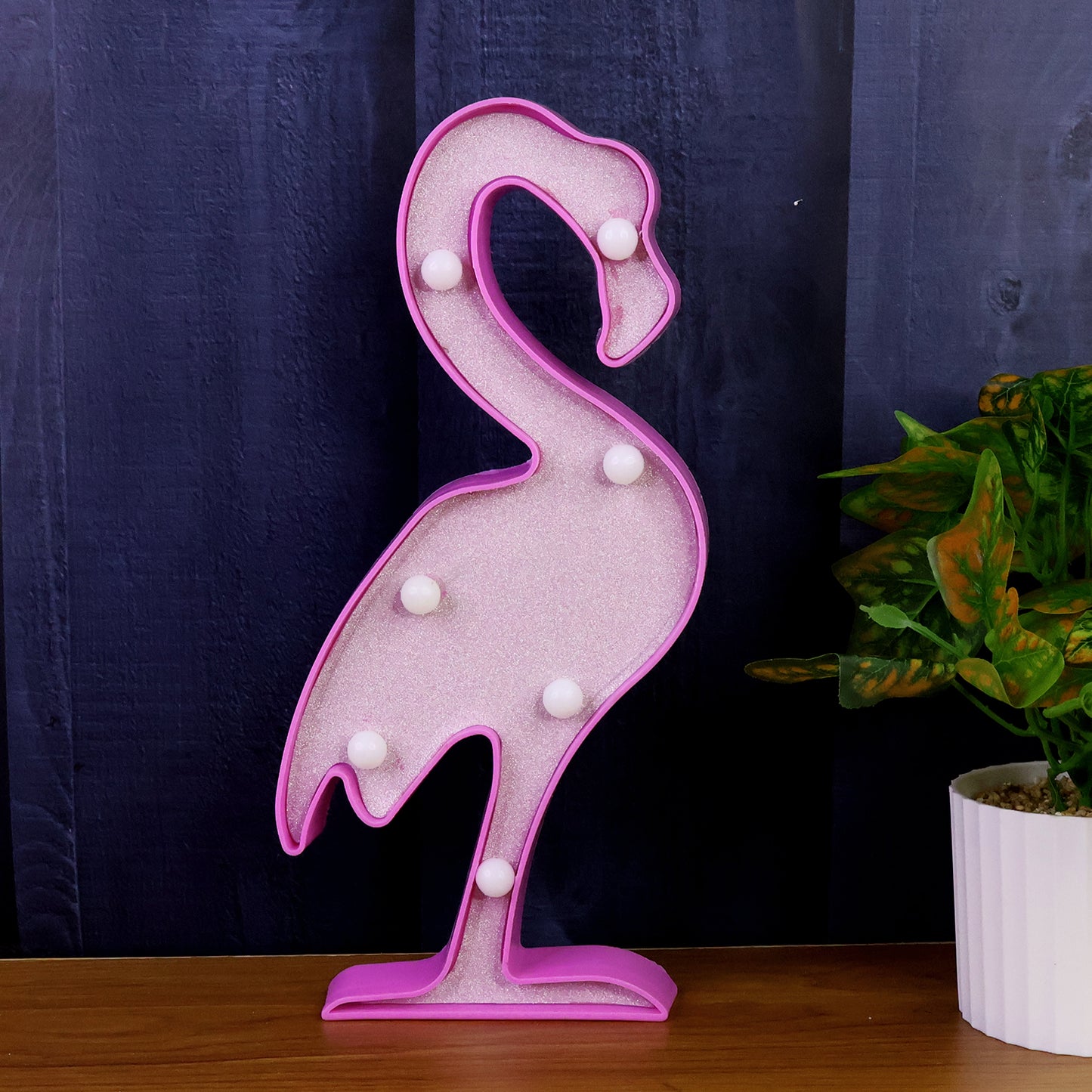 Flamingo Shape LED Decorative Night Light (1 Pc)