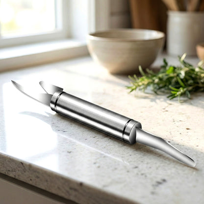 Stainless Steel Fruit & Vegetable Corer and Slicer Tool (1 Pc)