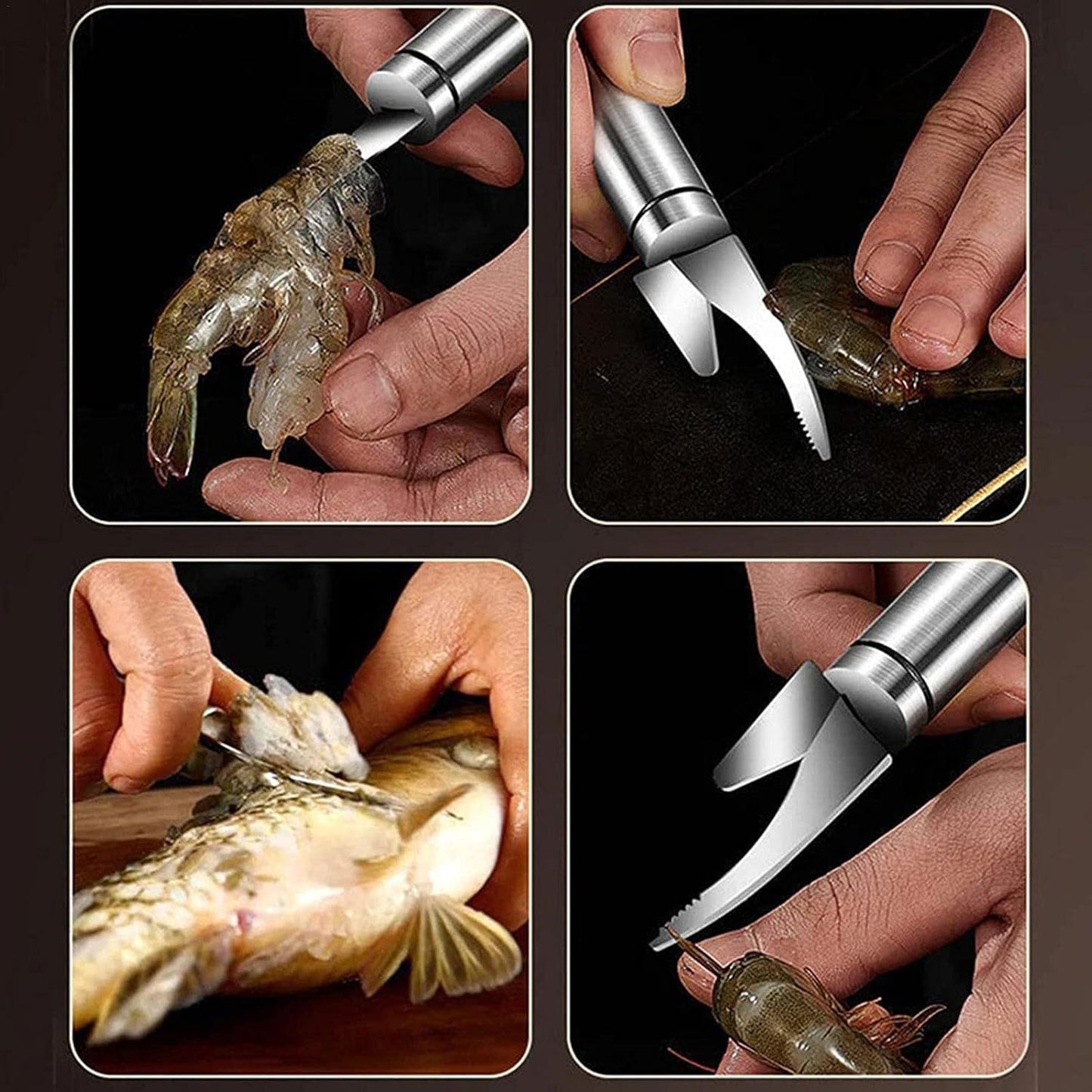 Stainless Steel Fruit & Vegetable Corer and Slicer Tool (1 Pc)