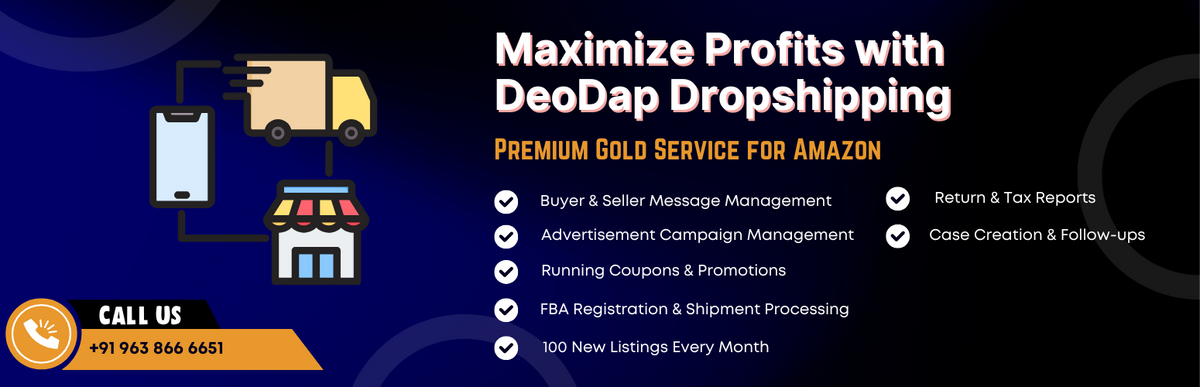 Maximize Profits with DeoDap Dropshipping: Premium Gold Service for Amazon