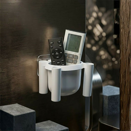 Drainmax Wall Mounted Toothbrush Holder Bathroom Organizer Rack (Pack of 2 )