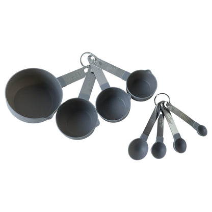 Measuring cups steel handle detail
