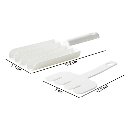 Food slicing press tool for even cooking