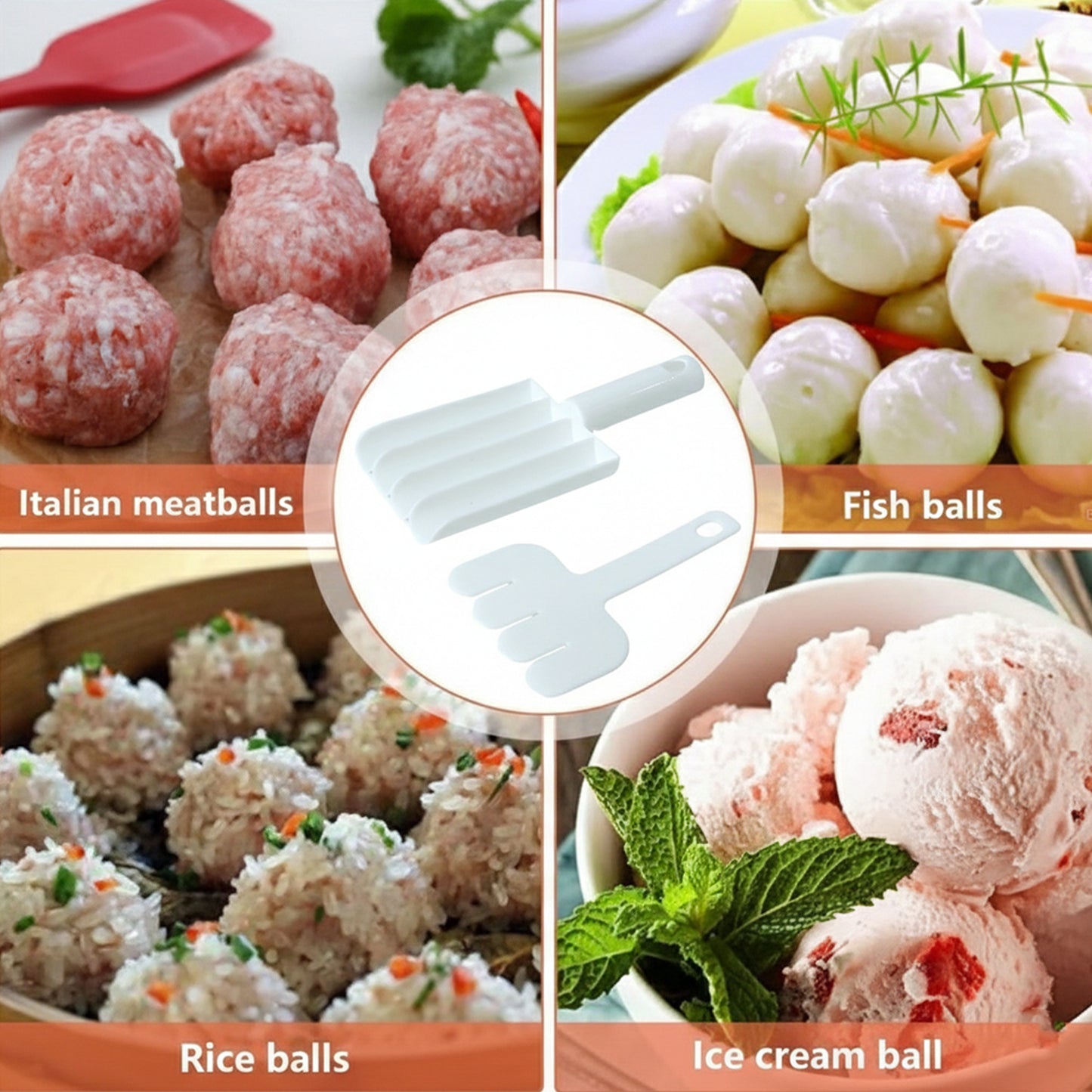 Ergonomic frying holder tool for home use