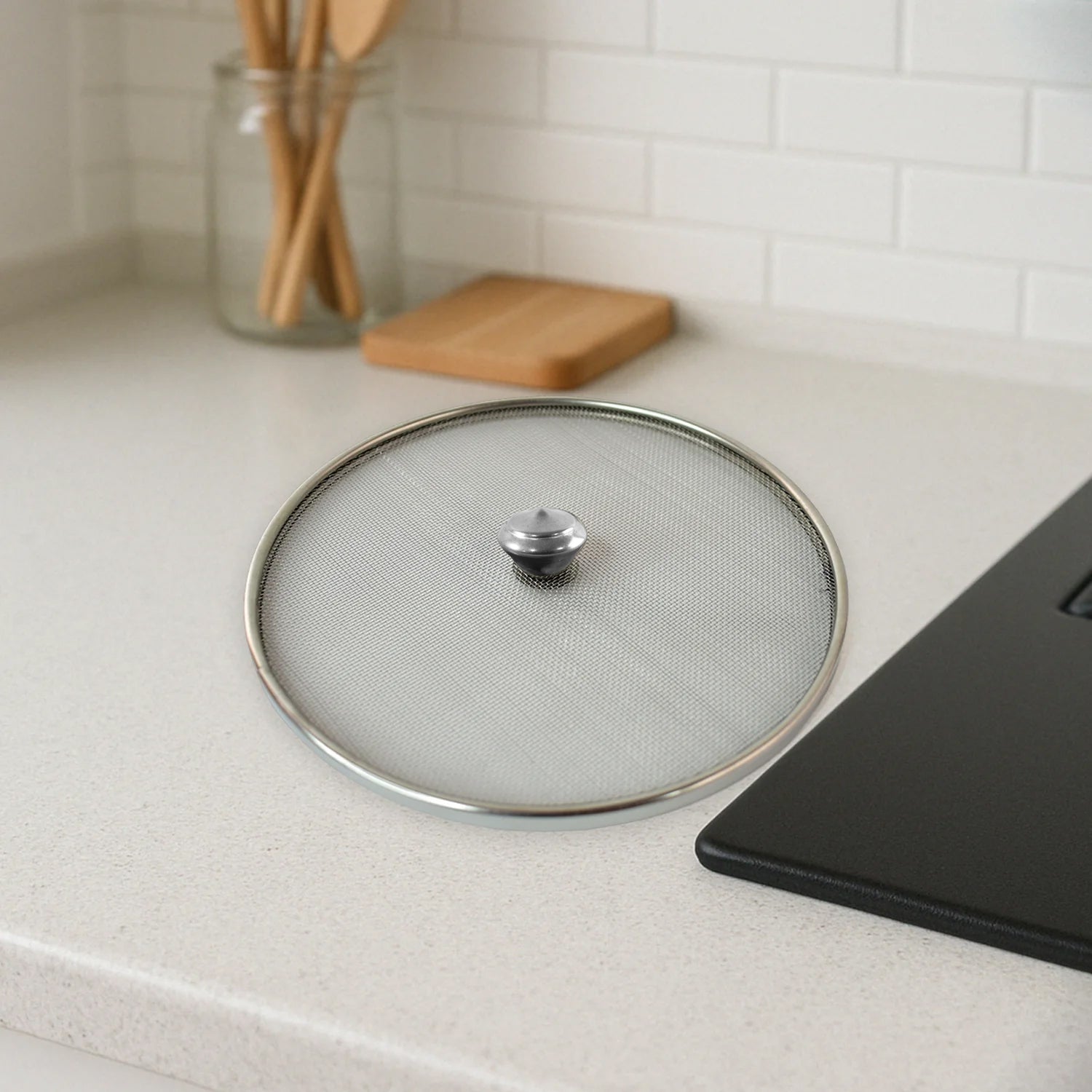 Stainless Steel Fine Mesh Food Net Cover Lid – 8 Inch