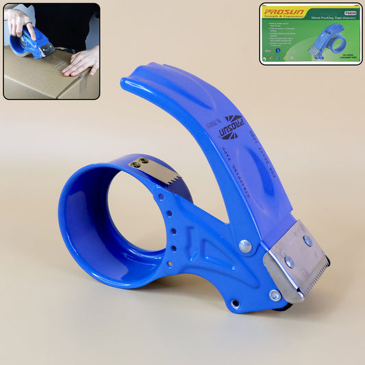 Metal Packing Tape Dispenser Cutter for Home Office use, Tape Dispenser for Stationary, Tape Cutter Packaging Tape