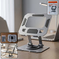 Foldable Metal Phone & Tablet Stand – Adjustable & Portable Desktop Support