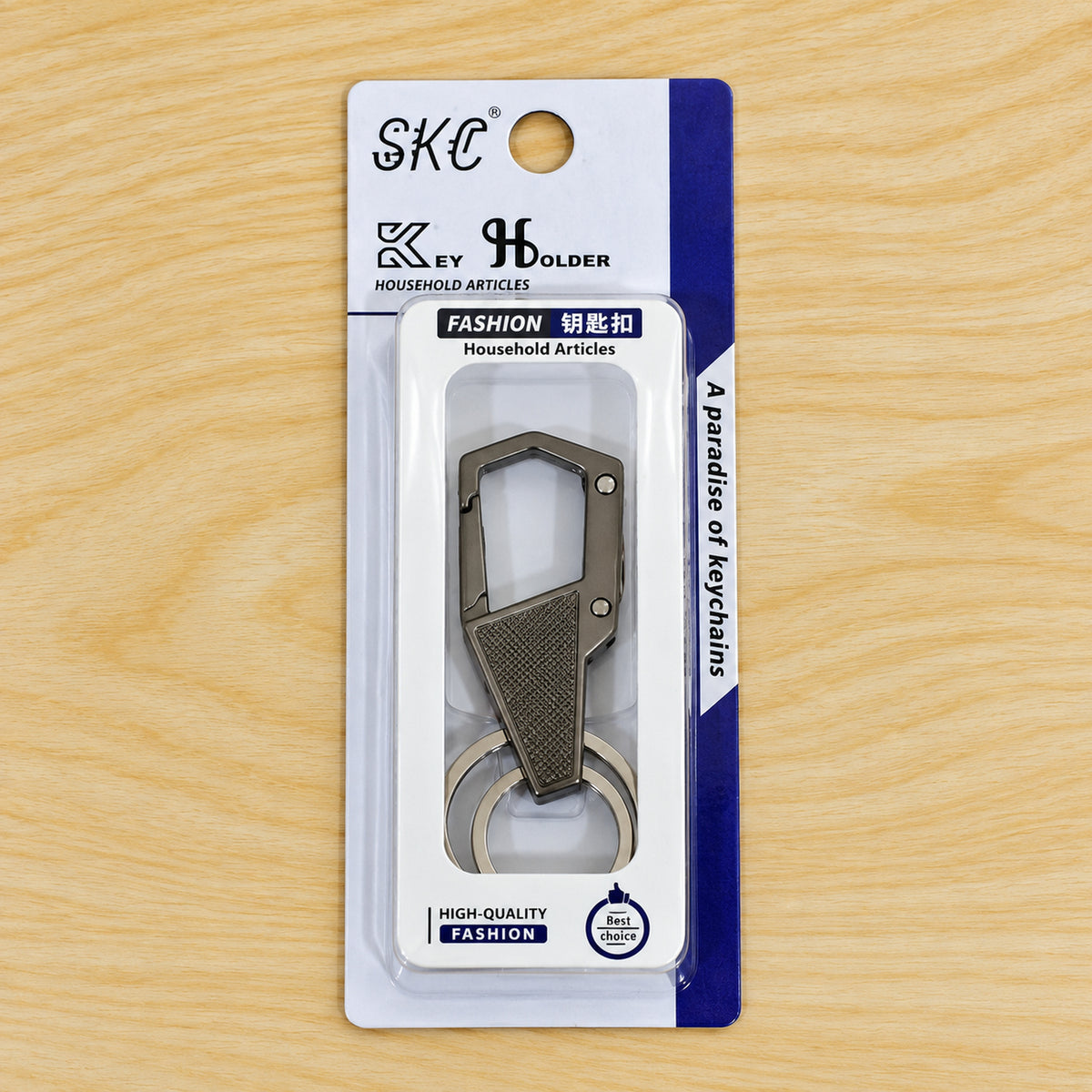 Heavy Duty Metal Key Holder – Durable Swivel Carabiner Clip