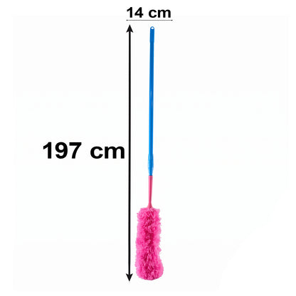 Adjustable Dust Brush – Extendable Handle, Microfiber Head | Garth