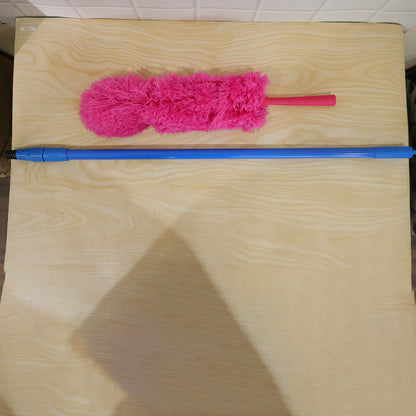 Adjustable Dust Brush – Extendable Handle, Microfiber Head | Garth