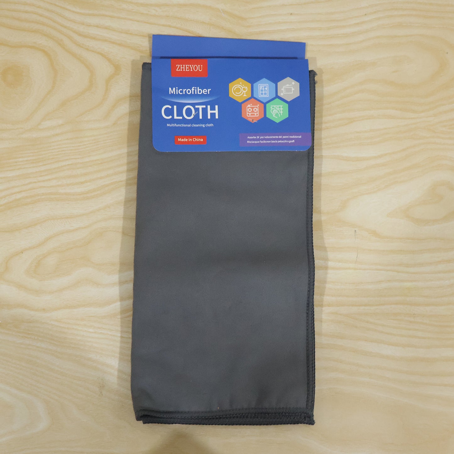 Soft Absorbent Microfiber Cleaning Towel 30 x 30 Cm Pack of 3 Lint Free (3 Pc)