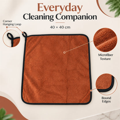 Microfiber Cleaning Cloth – Soft, Highly Absorbent & Reusable (1 Pc, 40x40 Cm)