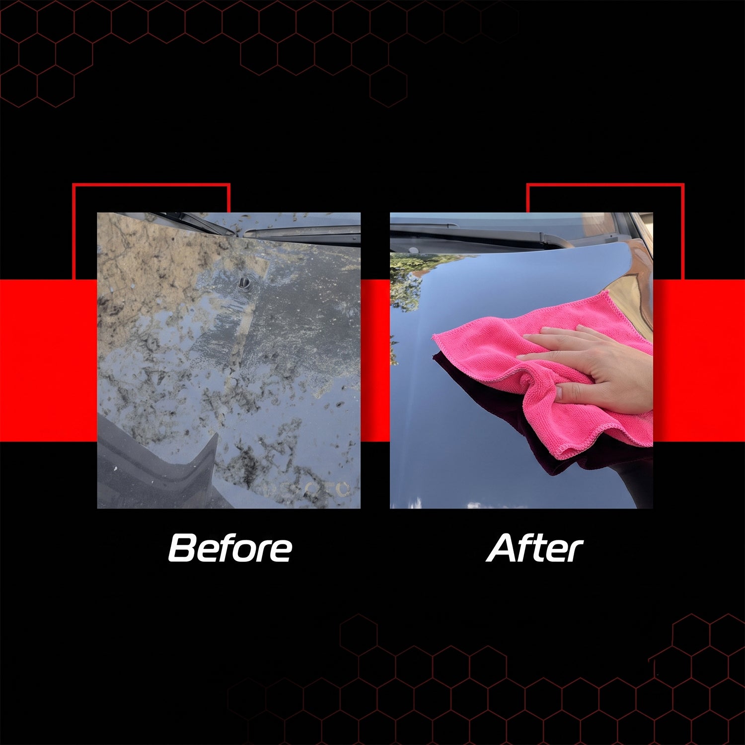 Microfibre Cleaning Cloth Set 30x30 cm for Home Kitchen and Glass (4 Pc Set)