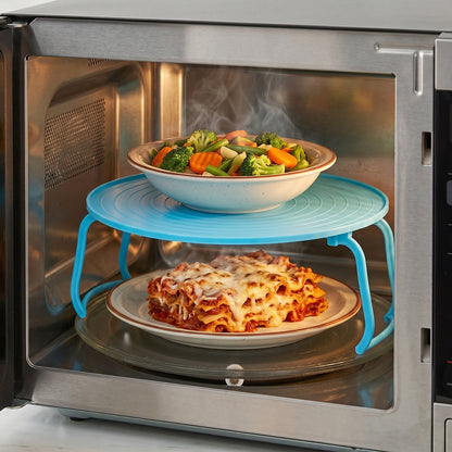 Microwave-safe food heating accessory tray