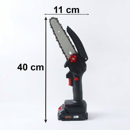 Rechargeable mini chainsaw for small branch cutting