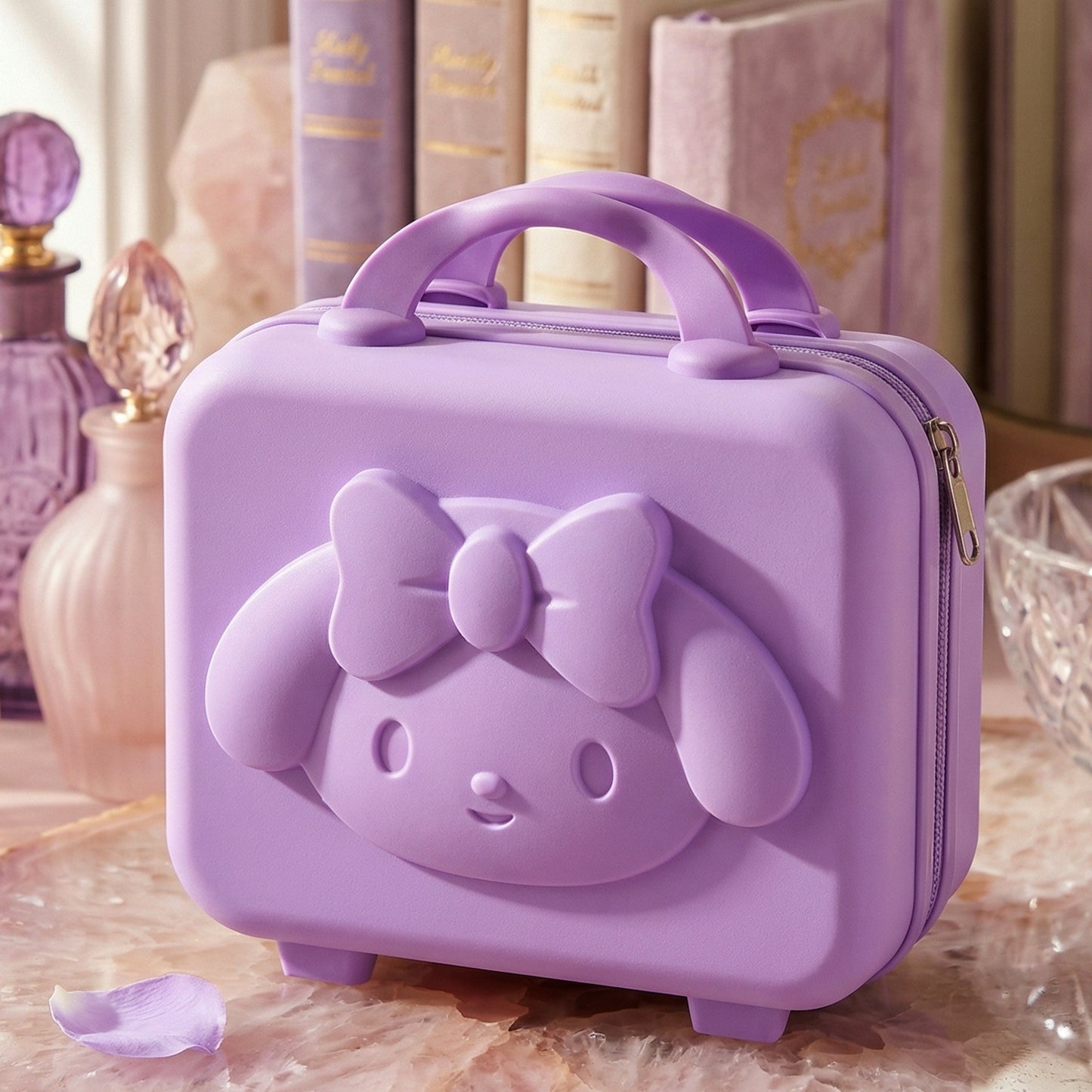 Kids Bear-Shaped Carry Case displayed with school supplies
