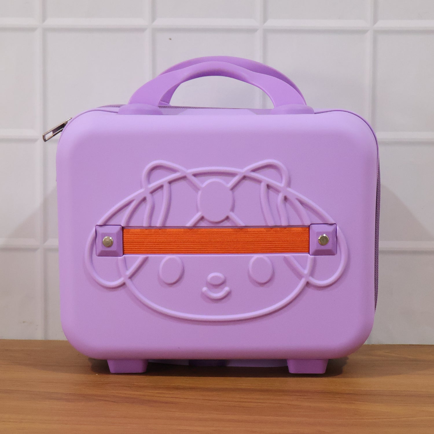 Kids Bear-Shaped Hard Shell Carry Case with Handle - Mix Design