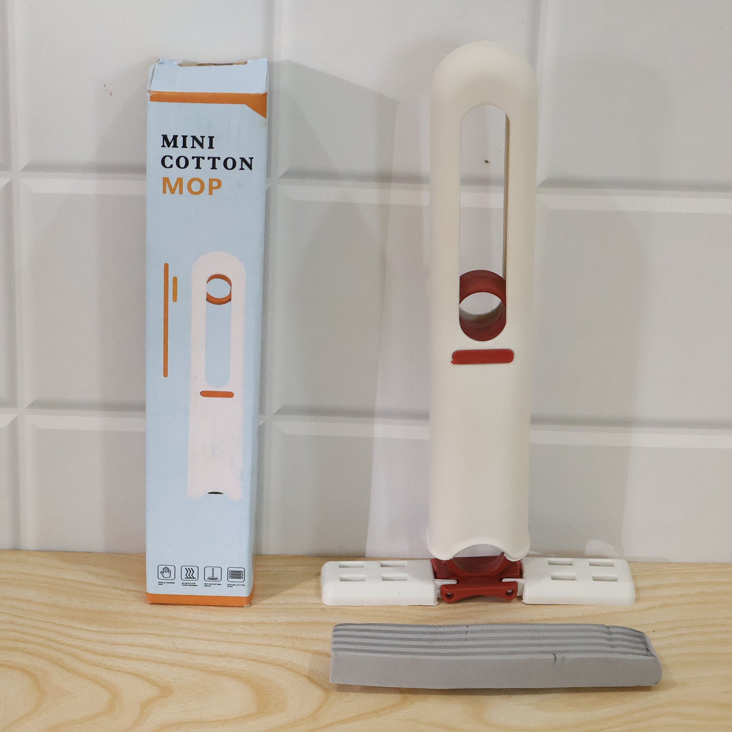 Mini Mop – Portable Self-Squeeze PVA Sponge for Home | DeoDap
