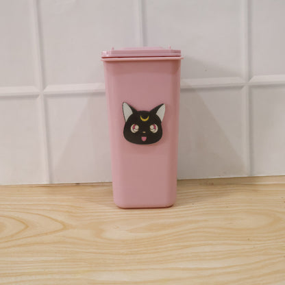 novelty trash can pen holder
