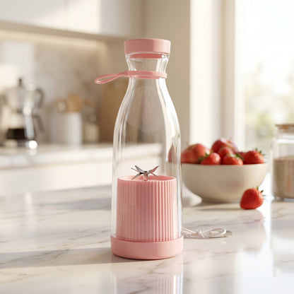USB rechargeable mini juice blender bottle