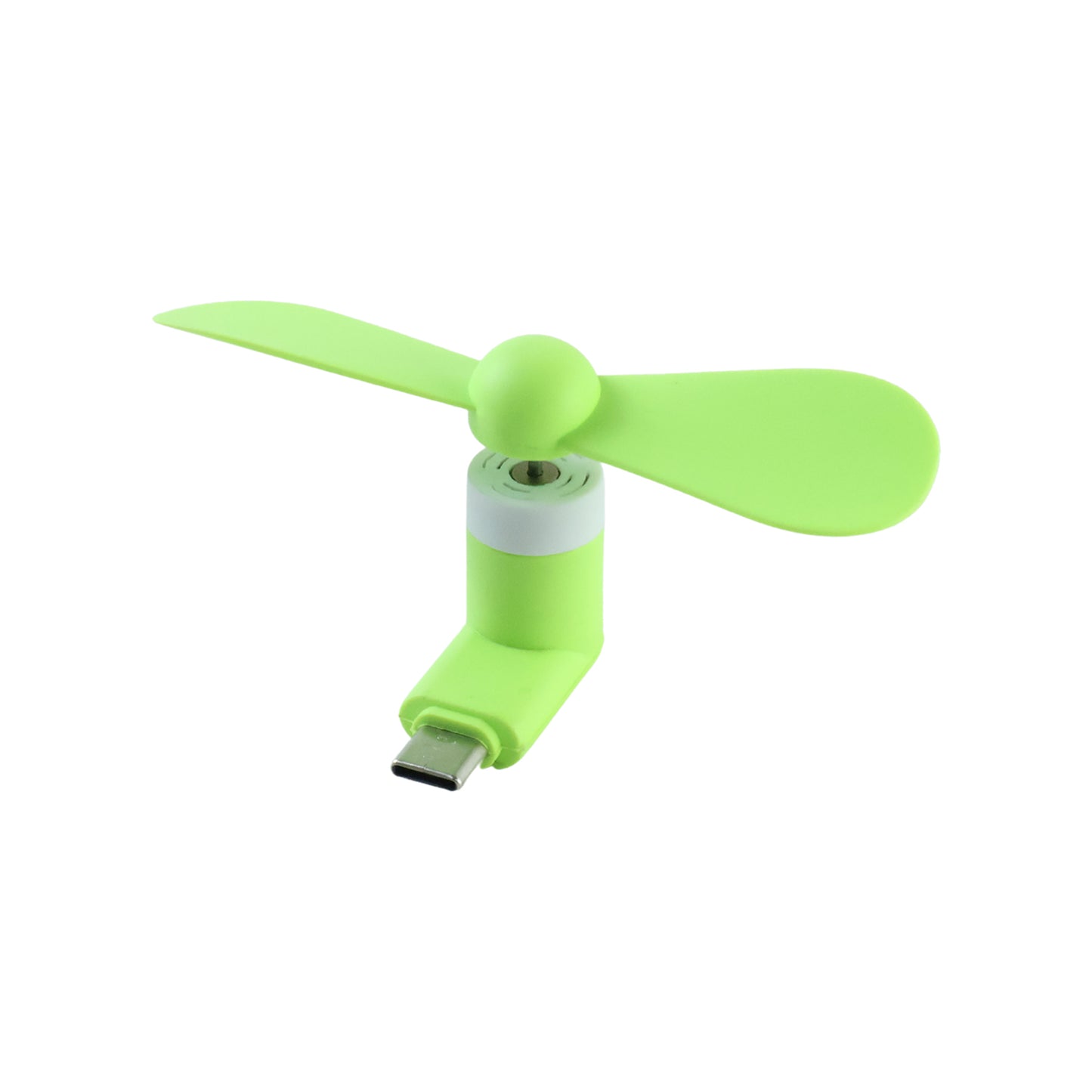 Mini USB Fan Portable Mobile Phone Plug In Cooling Fan Soft Blades (1 Pc)