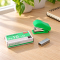 Mini Stapler with No. 10 Staples for Office School and Daily Paperwork (1 Set)