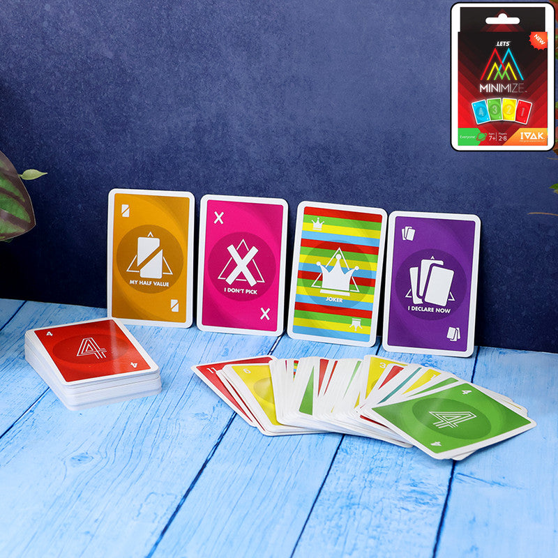 Minimize Card Game – Fun Strategy-Based Family and Party Card Game for Kids and Adults