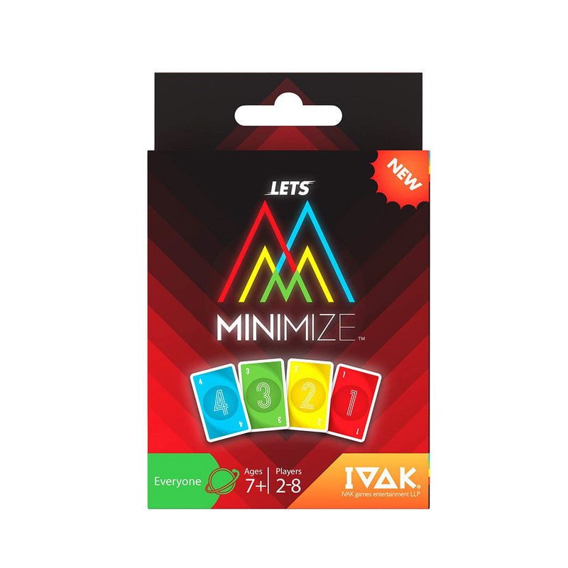 Minimize Card Game – Fun Strategy-Based Family and Party Card Game for Kids and Adults