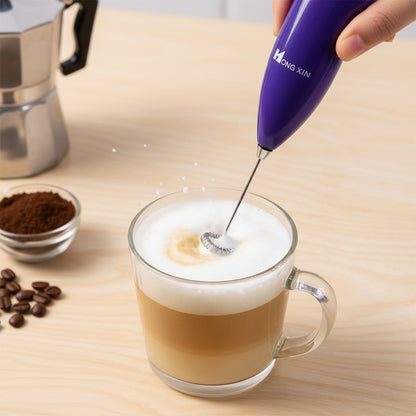 Handheld Mixing & Frothing Blender for Coffee, Milk, Tea (1 Pc)