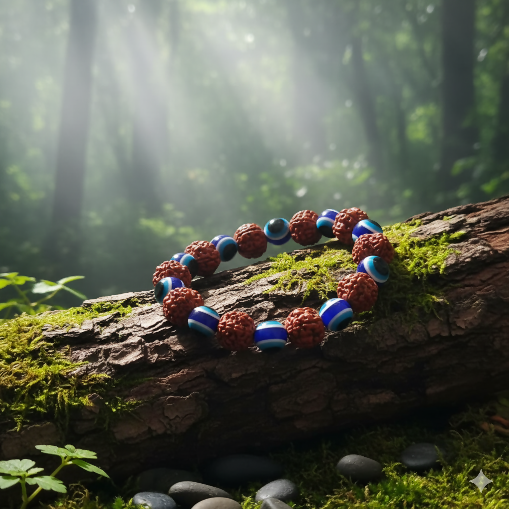 Rudralsh & Evil Eye Beads Bracelet