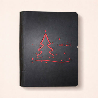 Cat Theme Scrapbook Memory Album with Ring Binding for Photos & Notes