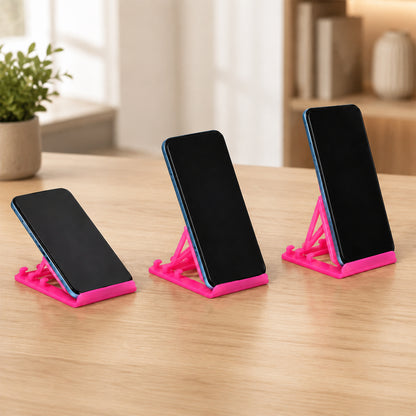 Adjustable Plastic Mobile Phone & tablet Stand – Foldable & Portable Holder