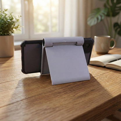 Customize Plastic Foldable Desktop Mobile Stand (1 Pc)
