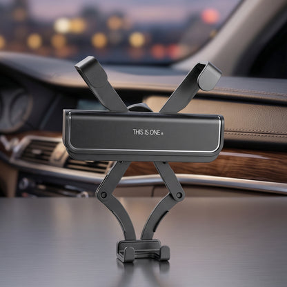 Plastic Car Mobile Phone Holder Air Vent Mount 360 Degree Rotating (1 Pc)