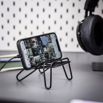 Apex Chair Design Mobile Holder Stand Metal Wire Phone Stand for Desk (1 Pc)