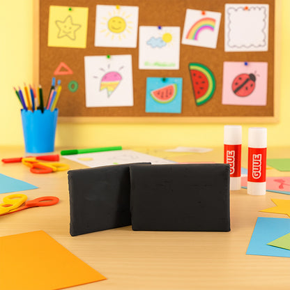 Camlin Modelling Clay Black – Soft & Non-Hardening Clay for Kids’ Craft and School Projects (150 g)