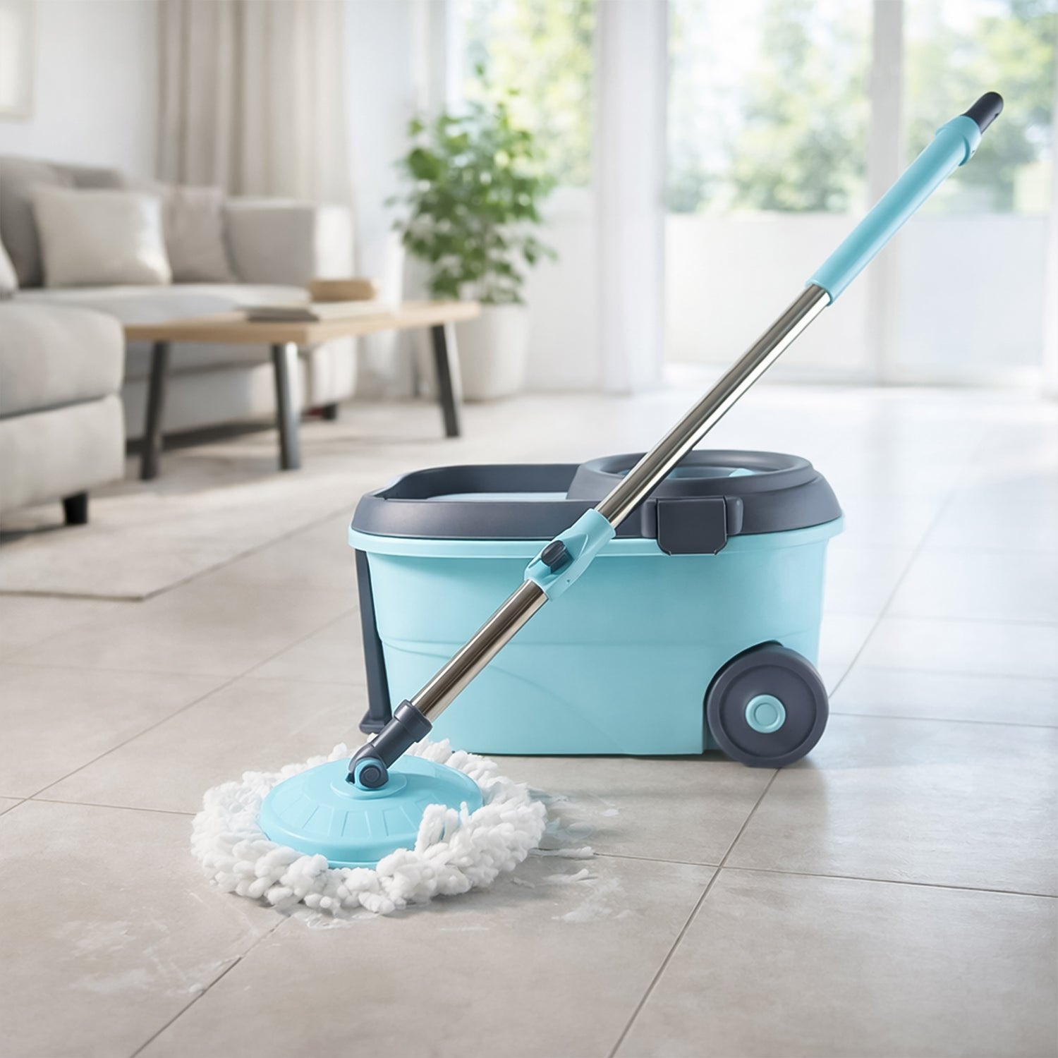 Floor Spin Mop Set