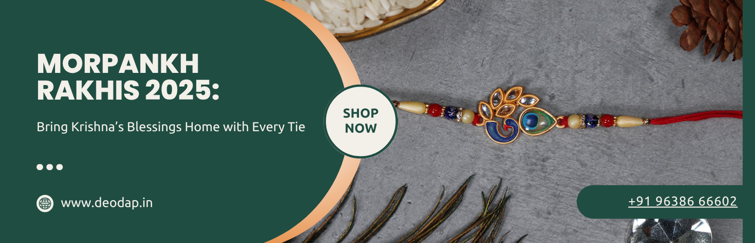 Morpankh Rakhis 2025: Bring Krishna’s Blessings Home with Every Tie