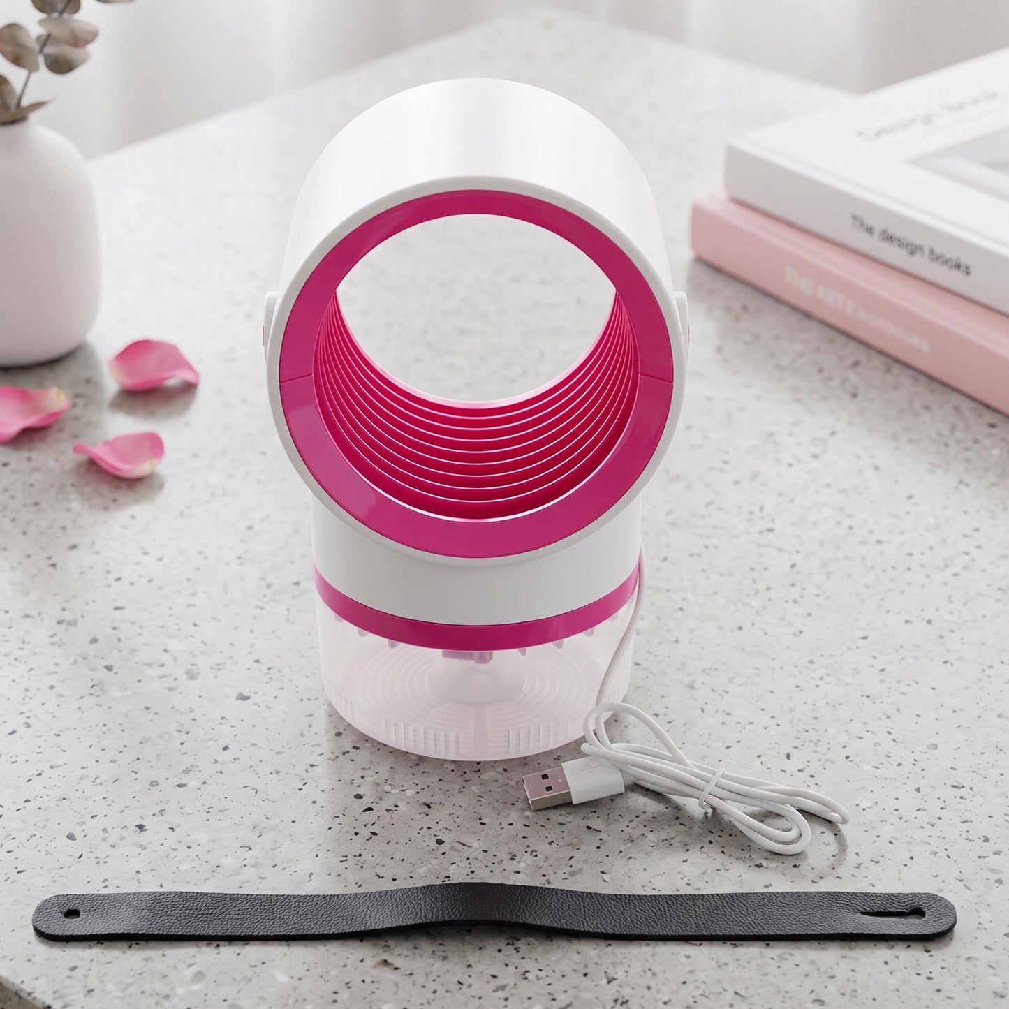 Electric USB Mosquito Killer Lamp Portable Suction Trap with Handle (1 Pc)