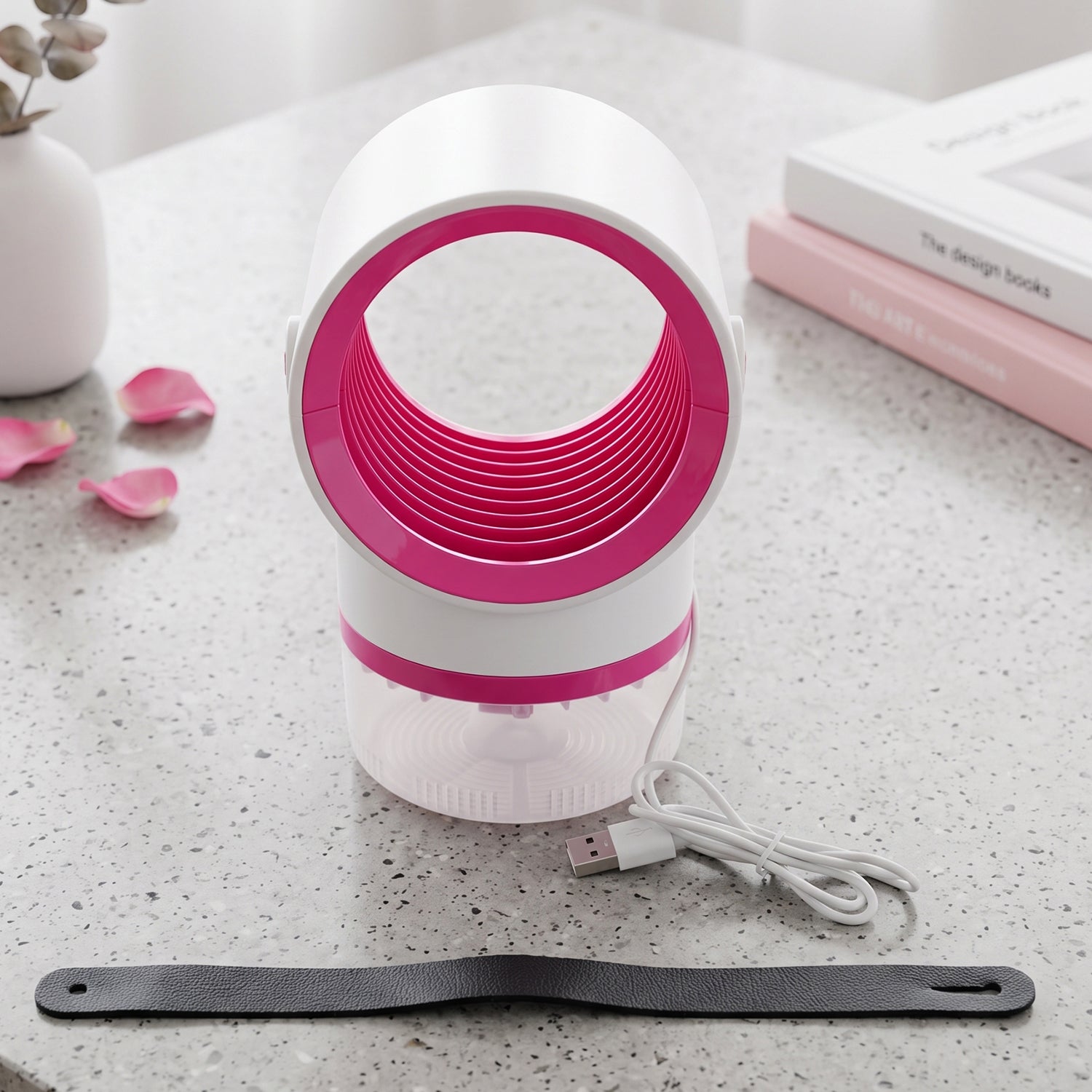Electric USB Mosquito Killer Lamp Portable Suction Trap with Handle (1 Pc)