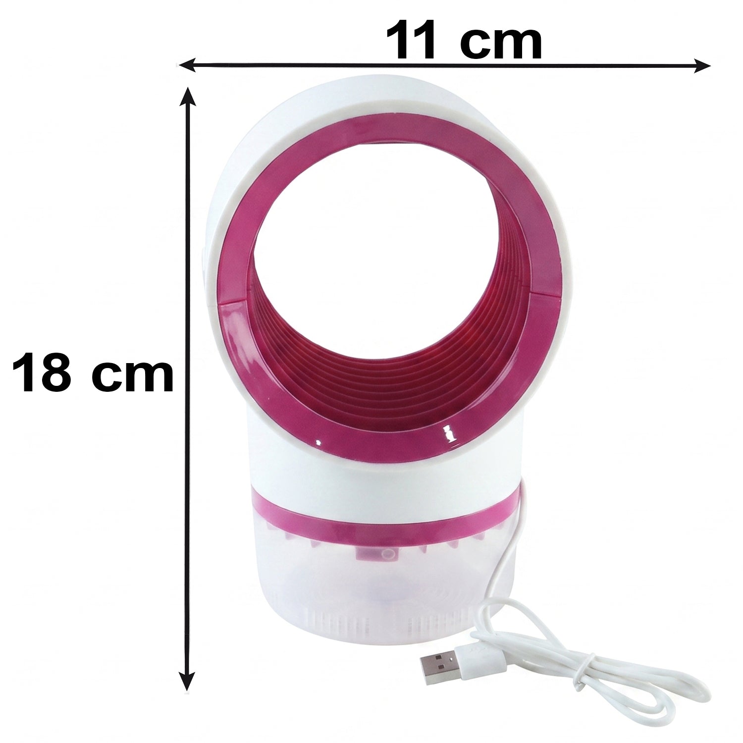 Electric USB Mosquito Killer Lamp Portable Suction Trap with Handle (1 Pc)