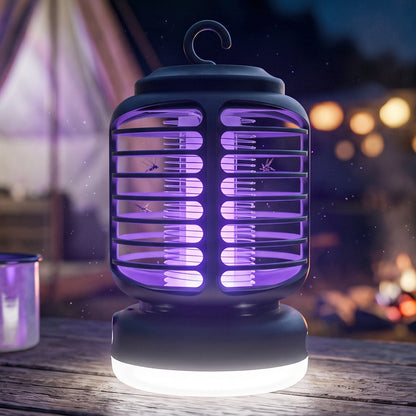 Electric Shock Mosquito Killer Lamp with LED Light Rechargeable UV (1 Pc)