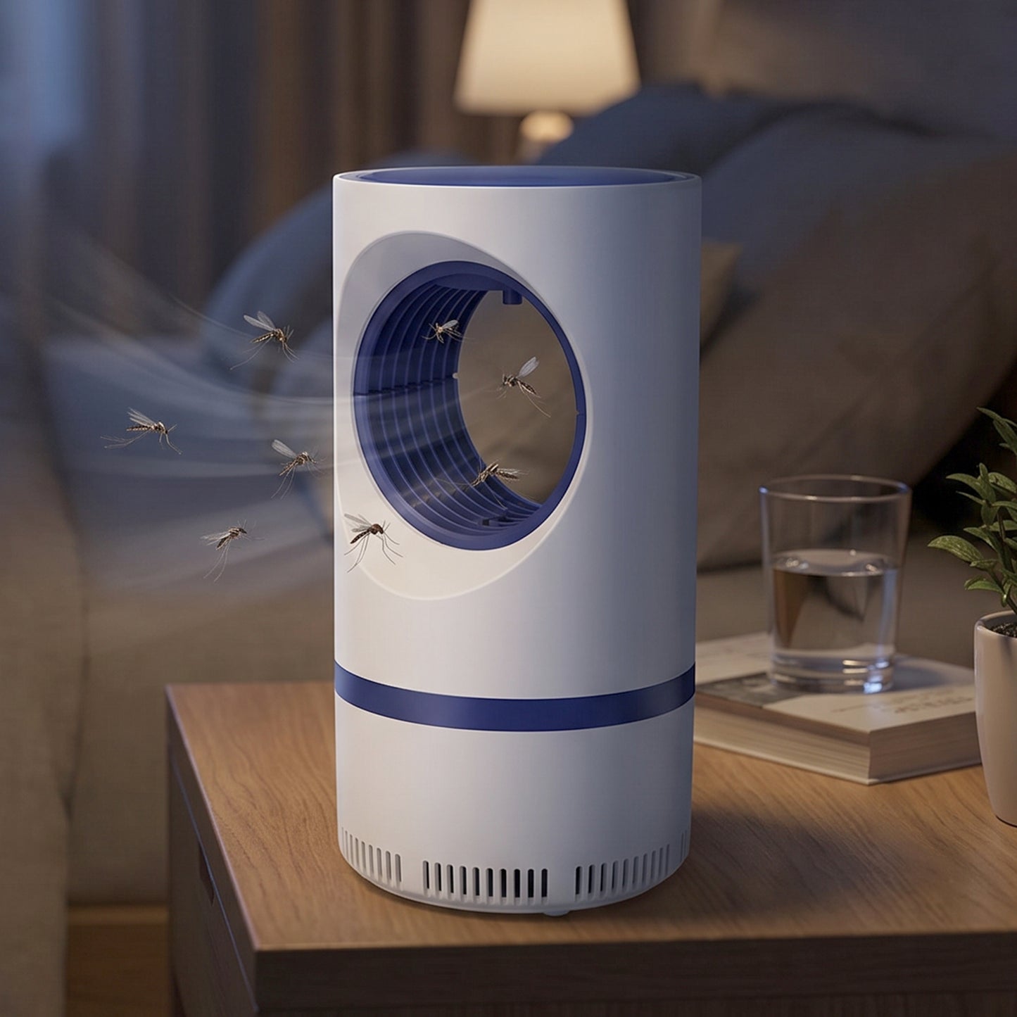 Electric USB Mosquito Killer Lamp Suction Trap Indoor Insect Killer (1 Pc)