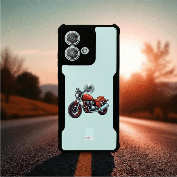 Bike Mobile Cover For Motorola Edge 40 Neo