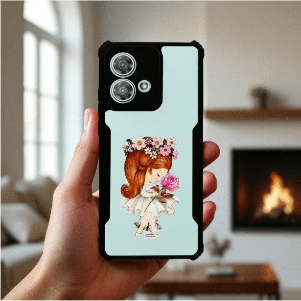 Flower Girl Mobile Cover For Motorola Edge 40 Neo